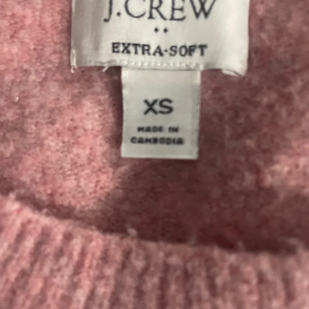 J. Crew Soft Pink Crew Neck Sweater